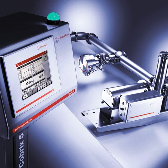 Mit dem Inline-Getränkeanalysesystem Cobrix 5 ist es möglich, zahlreiche Parameter direkt in der Leitung mit einem einzigen Analysesystem kontinuierlich zu messen. Mit dem Inline-Getränkeanalysesystem Cobrix 5 ist es möglich, zahlreiche Parameter direkt in der Leitung mit einem einzigen Analysesystem kontinuierlich zu messen.