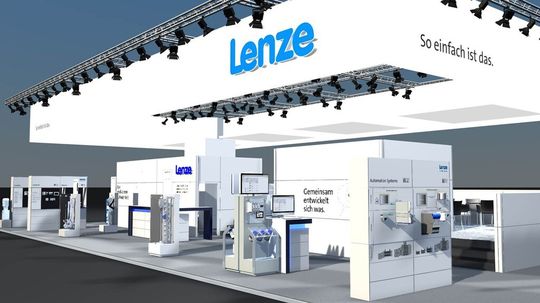 Messestand von Lenze Messestand von Lenze