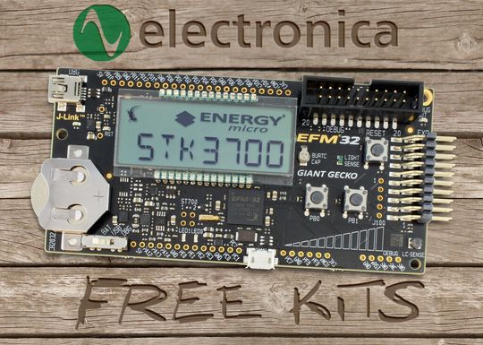EFM32 Giant Gecko Starter Kit: Energy Micro und CODICO verlosen das Kit auf der electronica 2012 EFM32 Giant Gecko Starter Kit: Energy Micro und CODICO verlosen das Kit auf der electronica 2012