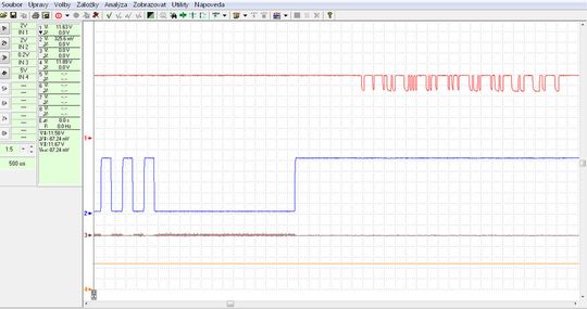 Ein Detail-Ausschnitt der misslungenen Kommunikation vom PATS zum Motorsteuergerät.