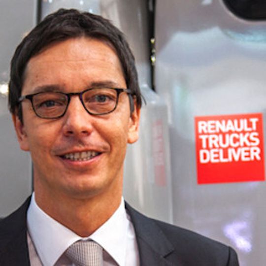 Stefan Schall: „Unser Servicenetz ist hierzulande noch nicht für Elektro-Lkw ausgelegt.“ Stefan Schall: „Unser Servicenetz ist hierzulande noch nicht für Elektro-Lkw ausgelegt.“