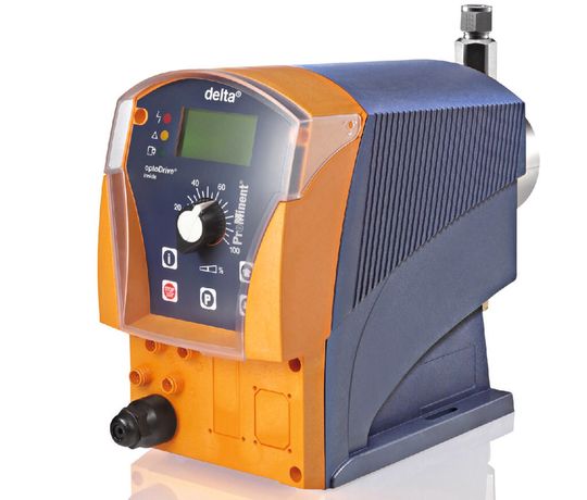 Membrandosierpumpe Delta mit geregeltem Magnetantrieb optoDrive und Profibus-Schnittstelle Membrandosierpumpe Delta mit geregeltem Magnetantrieb optoDrive und Profibus-Schnittstelle