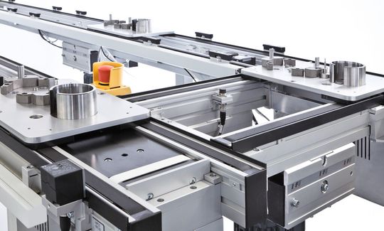 Mit dem modularen Posy-Art-System können einfache und verzweigte Transferstrecken mit eigenem Antrieb wirtschaftlich umngesetzt werden.