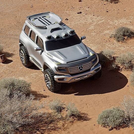 Brennstoffzellen-betriebener High-Tech-Geländewagen mit den Genen der G-Klasse: Mercedes-Designstudie Ener-G-Force Brennstoffzellen-betriebener High-Tech-Geländewagen mit den Genen der G-Klasse: Mercedes-Designstudie Ener-G-Force