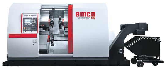 Für komplexe Fräsarbeiten an Werkstücken in der Haupt- und Gegenspindel bietet das Zentrum drei Y-Achsen mit Verfahrwegen von je 100 mm. Für komplexe Fräsarbeiten an Werkstücken in der Haupt- und Gegenspindel bietet das Zentrum drei Y-Achsen mit Verfahrwegen von je 100 mm.