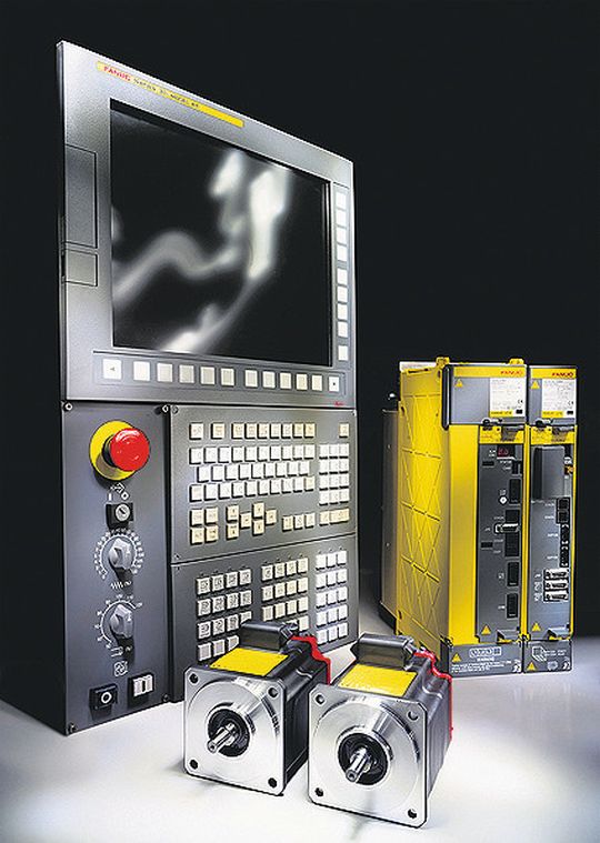 Kürzere Bearbeitungszeiten und kürzere Maschinenstillstandszeiten stehen bei Fanuc im Mittelpunkt – so auch bei der neuen Steuerungsserie 3xi Model B und der weiter verbesserten Antriebsserie. Kürzere Bearbeitungszeiten und kürzere Maschinenstillstandszeiten stehen bei Fanuc im Mittelpunkt – so auch bei der neuen Steuerungsserie 3xi Model B und der weiter verbesserten Antriebsserie.