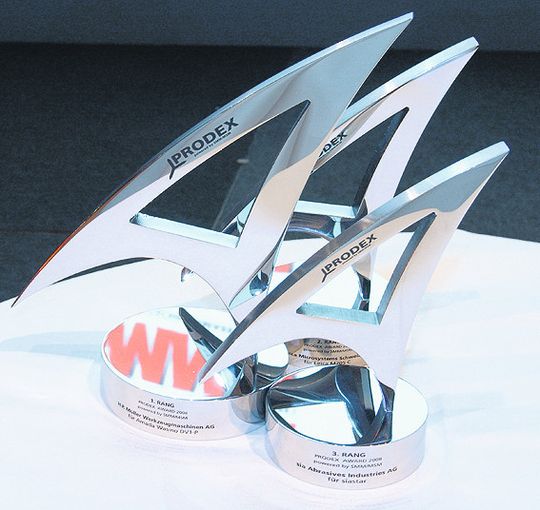 Begehrte Schweizer Trophäe: Der Prodex-Award hat sich zu einer der wichtigsten Auszeichnungen der Schweizer Fertigungsindustrie entwickelt. Begehrte Schweizer Trophäe: Der Prodex-Award hat sich zu einer der wichtigsten Auszeichnungen der Schweizer Fertigungsindustrie entwickelt.