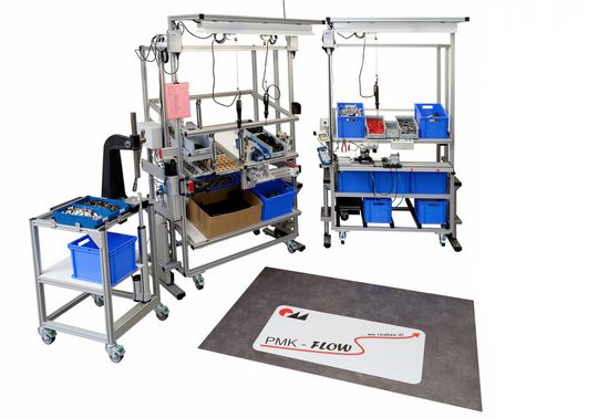 Phoenix Mecano bietet ein umfangreiches Programm zum Aufbau moderner One-Piece-Flow Arbeitsplatzsysteme. Phoenix Mecano bietet ein umfangreiches Programm zum Aufbau moderner One-Piece-Flow Arbeitsplatzsysteme.