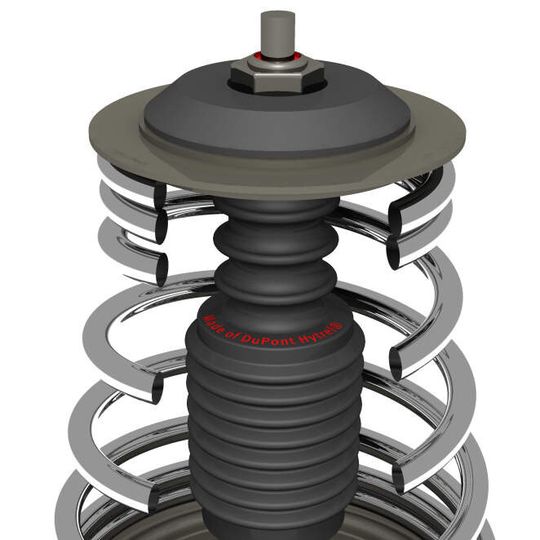 Anschlagpuffer für Kfz-Federbeine aus Hytrel