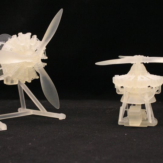 Prototyp eines hochdetaillierten und funktionalen Propellersystems. Prototyp eines hochdetaillierten und funktionalen Propellersystems.