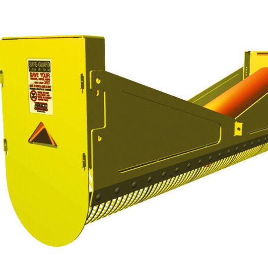 Asgco Manufacturing offers a wide range of patented and MSHA accepted safety equipment, including the V-Return Idler Guard to protect workers and equipment from falling idlers. Asgco Manufacturing offers a wide range of patented and MSHA accepted safety equipment, including the V-Return Idler Guard to protect workers and equipment from falling idlers.