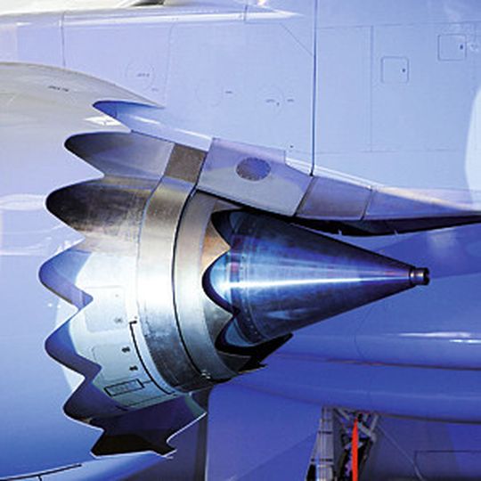 Bild 1: Die Luftfahrtindustrie ist eine der ersten Adressen für die Anwendung von Titanbauteilen, und das mit steigender Tendenz. Bild 1: Die Luftfahrtindustrie ist eine der ersten Adressen für die Anwendung von Titanbauteilen, und das mit steigender Tendenz.