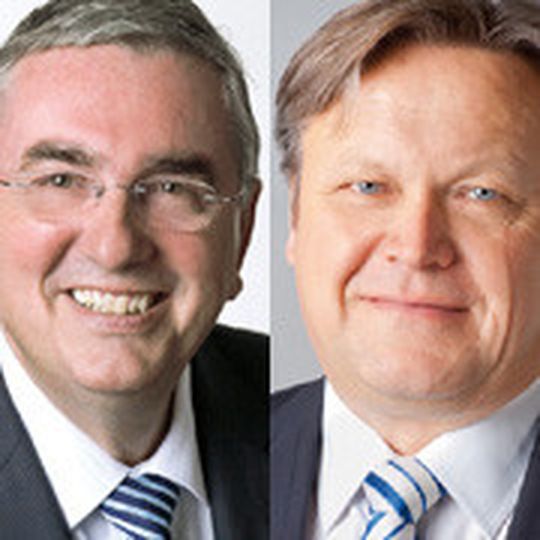 Klaus Balow (links) und Bernhard Kerscher.