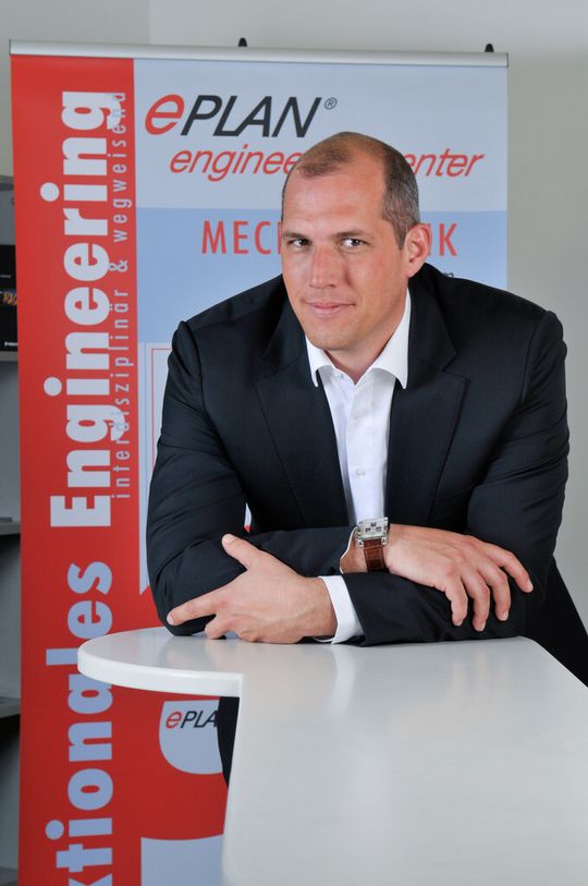 Oliver Kampmann, directeur d'Eplan Software & Service. Oliver Kampmann, directeur d'Eplan Software & Service.