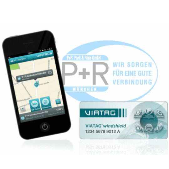 Die Smartphone-App VIATAGapp und der RFID-Aufkleber VIATAGwindshield machen das Parken so einfach wie noch nie Die Smartphone-App VIATAGapp und der RFID-Aufkleber VIATAGwindshield machen das Parken so einfach wie noch nie