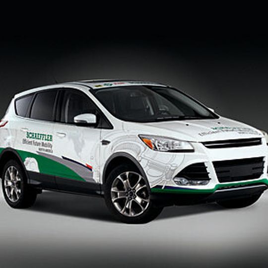 Das Demonstrationsfahrzeug Efficient Future Mobility North America hat Schaeffler jetzt in Detroit vorgestellt. Das Demonstrationsfahrzeug Efficient Future Mobility North America hat Schaeffler jetzt in Detroit vorgestellt.