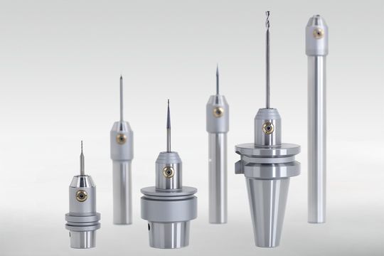 Mapal Micro-DrillChuck mit schlanker Störkontur und grossem Spannbereich. Mapal Micro-DrillChuck mit schlanker Störkontur und grossem Spannbereich.