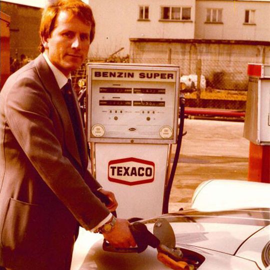 Sturm-und-Drang-Zeit: Gerd Deisenhofer demonstriert 1972 das Konzept des SB-Tankens.