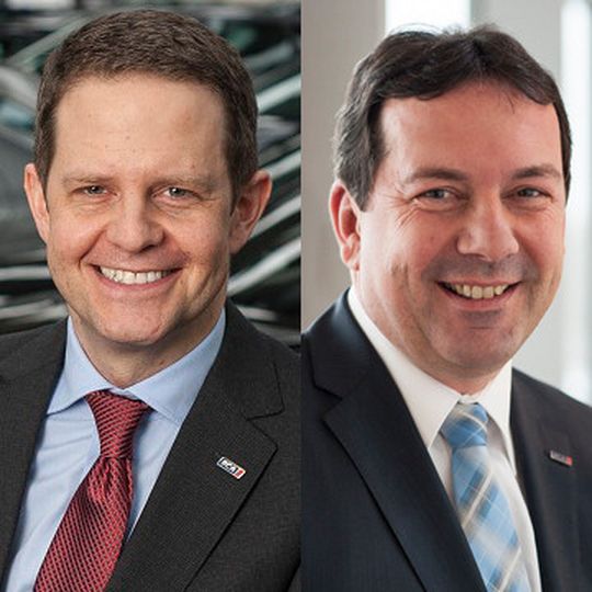 Sollen Vertrieb und Marketing bei BCA gemeinsam voranbringen: Sebastian Lins (li.) als Director Sales and Marketing und Paul Wagner als Head of Manufacturers. Sollen Vertrieb und Marketing bei BCA gemeinsam voranbringen: Sebastian Lins (li.) als Director Sales and Marketing und Paul Wagner als Head of Manufacturers.