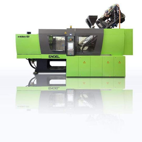 Mit der ENGEL e-victory 120 lassen sich endlosfaserverstärkte thermoplastische Verbundstrukturen im Spritzgussverfahren in Serie fertigen.