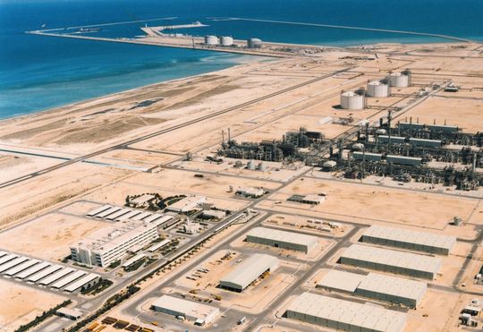 The Ras Laffan complex in Qatar The Ras Laffan complex in Qatar