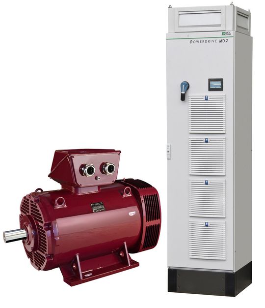 Leroy-Somer ersetzte die bestehenden Motoren durch einen Permanentmagnet-Synchronmotor PLSRPM 315.