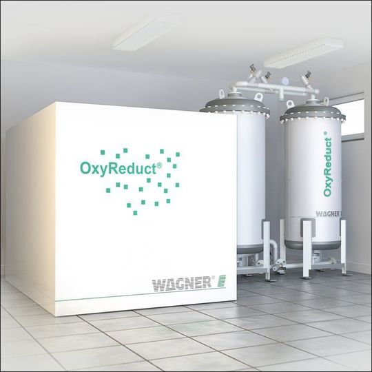 Das Brandvermeidungssystem Oxy-Reduct mit VPSA-Technik. Das Brandvermeidungssystem Oxy-Reduct mit VPSA-Technik.