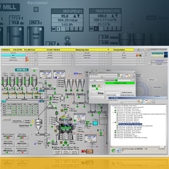 The Siemens Industry Automation Division has added a host of new functions to Version 8.0 of its Cemat process control system for the cement, mining and related industries. The Siemens Industry Automation Division has added a host of new functions to Version 8.0 of its Cemat process control system for the cement, mining and related industries.