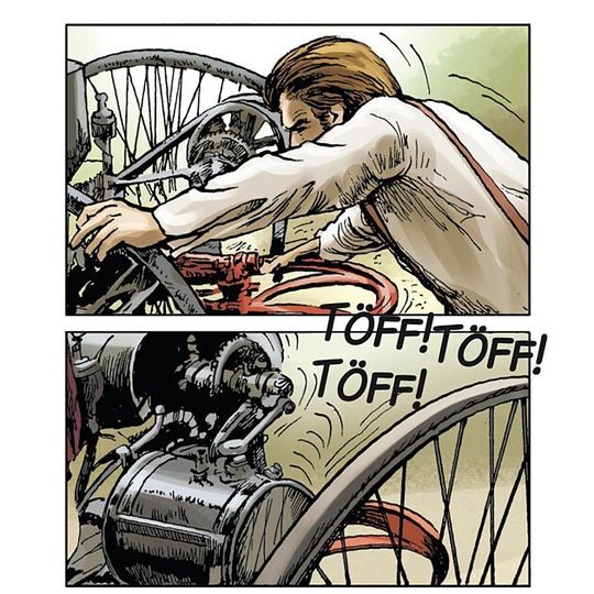 „Carl Benz – Ein Leben für das Automobil“ – so lautet der Titel eines Comic, den Mercedes-Benz veröffentlicht hat. Er erzählt die Erfindung des Automobils und die Lebensgeschichte von Carl Benz. „Carl Benz – Ein Leben für das Automobil“ – so lautet der Titel eines Comic, den Mercedes-Benz veröffentlicht hat. Er erzählt die Erfindung des Automobils und die Lebensgeschichte von Carl Benz.