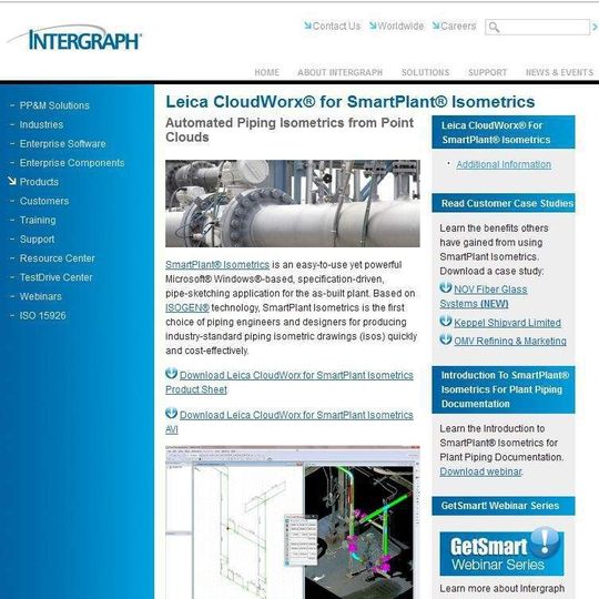 Intergraph bringt Cloud Worx for Smart Plant Isometrics 2012 R1 auf den Markt. Intergraph bringt Cloud Worx for Smart Plant Isometrics 2012 R1 auf den Markt.