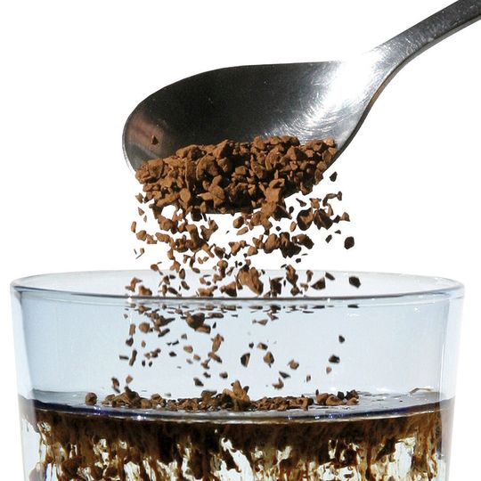 Instantkaffee ist ein typisches Agglomerationsprodukt aus der Wirbelschicht. Instantkaffee ist ein typisches Agglomerationsprodukt aus der Wirbelschicht.