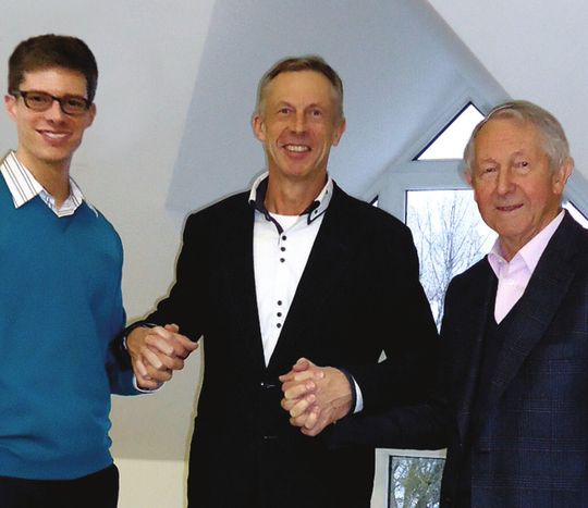 Roland Ettinger (links, Werner (mitte) und Erich Ettinger (rechts).