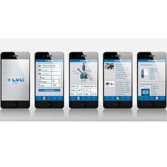 Als einer der führenden Hersteller von Blechbearbeitungsmaschinen bietet die belgische LVD jetzt ein praktisches Biege-APP für Smart- und i-Phones an. Dieses kann sowohl aus dem App-Store von Apple als auch für Android-Geräte von anderen Seiten geladen werden. Als einer der führenden Hersteller von Blechbearbeitungsmaschinen bietet die belgische LVD jetzt ein praktisches Biege-APP für Smart- und i-Phones an. Dieses kann sowohl aus dem App-Store von Apple als auch für Android-Geräte von anderen Seiten geladen werden.