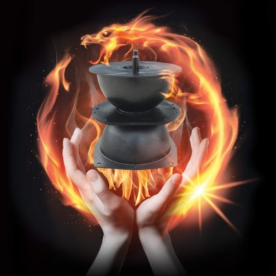 Dragon-Coat ist eine polymerbasierte brandverzögernde Beschichtung für Federungssysteme. Dragon-Coat ist eine polymerbasierte brandverzögernde Beschichtung für Federungssysteme.