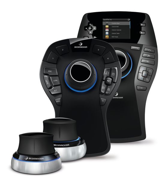 Rhino V5 ist mit der gesamten Produktreihe von 3D-Connexion kompatibel. Rhino V5 ist mit der gesamten Produktreihe von 3D-Connexion kompatibel.