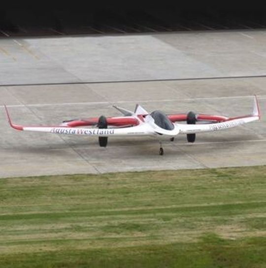 Komplett elektrisch angetriebenes Schwenkrotor-Fluggerät: Project Zero