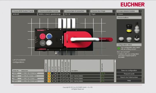 MGB-Konfigurator bietet viel Flexibilität in der Bestückung.