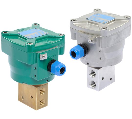 ASCO Numatics introduces intrinsically safe (Ex i) direct acting solenoid valves for use in harsh environments. ASCO Numatics introduces intrinsically safe (Ex i) direct acting solenoid valves for use in harsh environments.