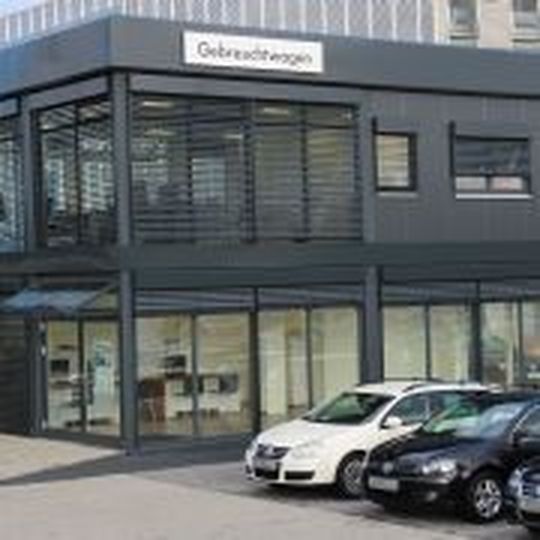 Der Verkaufspavillon der Volkswagen Automobile Leipzig wurde in nur drei Wochen aufgebaut. Der Verkaufspavillon der Volkswagen Automobile Leipzig wurde in nur drei Wochen aufgebaut.