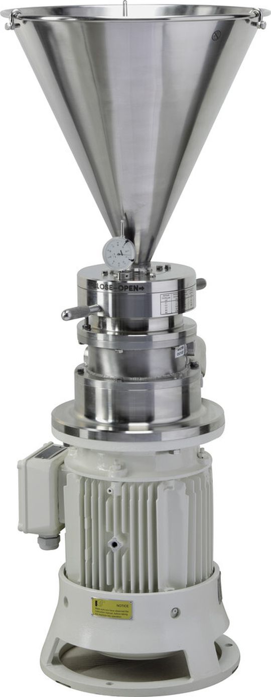 The FrymaKoruma MZ toothed colloid mill will be the centrepiece of the Romaco FrymaKoruma exhibit at this year’s Interphex in New York (USA). The FrymaKoruma MZ toothed colloid mill will be the centrepiece of the Romaco FrymaKoruma exhibit at this year’s Interphex in New York (USA).