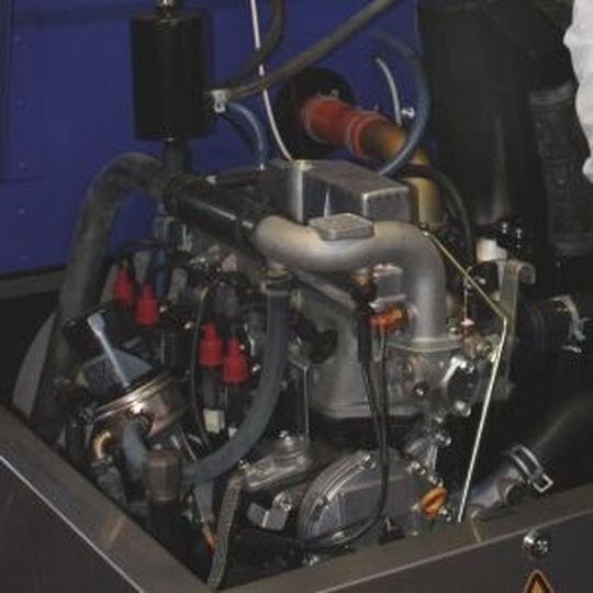 Das BHKW fährt 24 Stunden volle Auslastung.