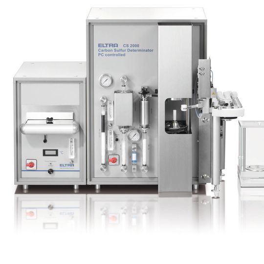 Der CS-2000 von Eltra erlaubt Kohlenstoff- und Schwefelbestimmung in organischen und anorganischen Feststoffen. Der CS-2000 von Eltra erlaubt Kohlenstoff- und Schwefelbestimmung in organischen und anorganischen Feststoffen.