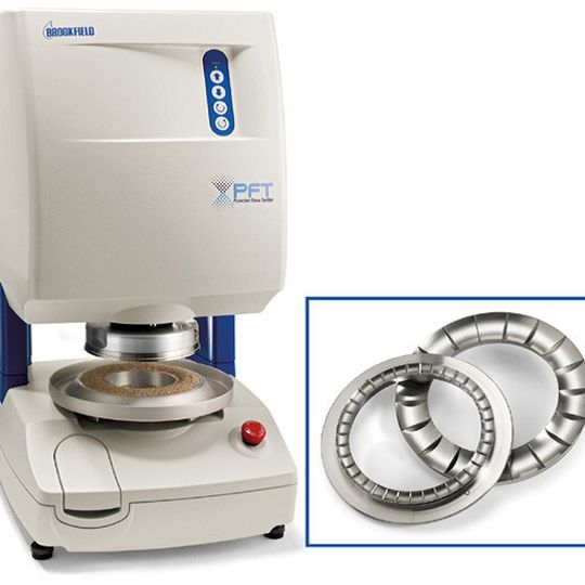 Der Brookfield PFT Pulverfluss-Tester Der Brookfield PFT Pulverfluss-Tester
