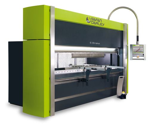 Die servo-elektronische Abkantpressen Safan-Darley-E-Brake 35-100T Die servo-elektronische Abkantpressen Safan-Darley-E-Brake 35-100T