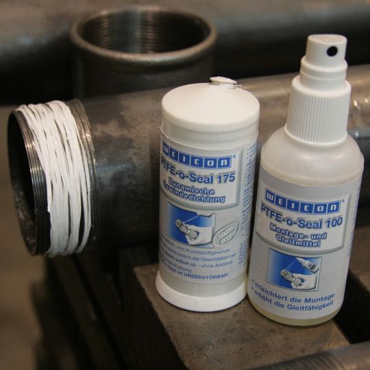 PTFE-o-Seal: Dynamische Gewindedichtung und Montagehilfe von Weicon