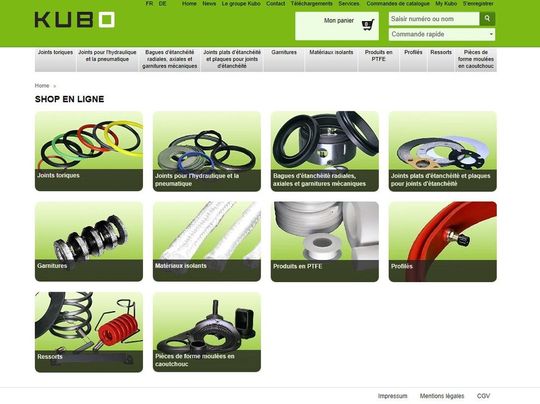 Shop en ligne de Kubo. Shop en ligne de Kubo.
