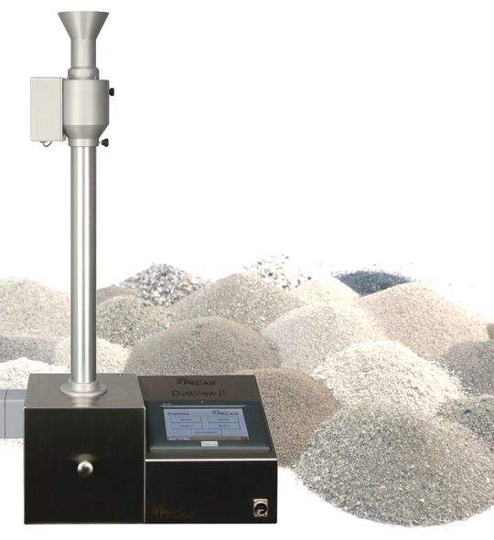 The fully automated DustView II enables a fast and exact measurement of even smallest propensities of a powder to form airborne dust. The fully automated DustView II enables a fast and exact measurement of even smallest propensities of a powder to form airborne dust.