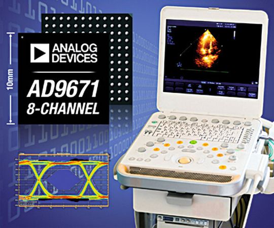 Bild 1 | Ultraschallsystem: Der achtkanalige Empfänger ist für portable und fahrbare Systeme der mittleren und oberen Kategorie prädestiniert. Bild 1 | Ultraschallsystem: Der achtkanalige Empfänger ist für portable und fahrbare Systeme der mittleren und oberen Kategorie prädestiniert.