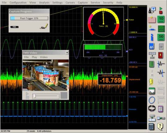 Messdaten erfassen und visualisieren. In der Messtechnik kommt Hard- und Software zum Einsatz, um physikalische Parameter auzuwerten. Im Bild die Software von Astro-Med. Messdaten erfassen und visualisieren. In der Messtechnik kommt Hard- und Software zum Einsatz, um physikalische Parameter auzuwerten. Im Bild die Software von Astro-Med.