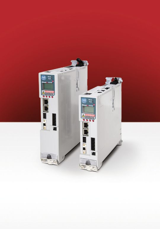 Der Kinetix 5500 kann sowohl Servo- als auch Induktionsmotoren ansteuern und zeichnet sich durch seine hohe Leistungsdichte aus. Der Kinetix 5500 kann sowohl Servo- als auch Induktionsmotoren ansteuern und zeichnet sich durch seine hohe Leistungsdichte aus.